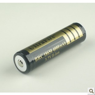 高容量 18650锂电池 3.7V 4000mah 强光手电筒 充电 锂电池 包邮