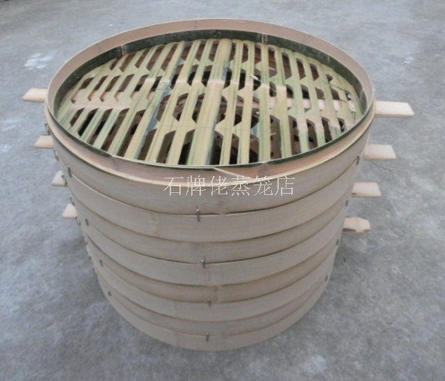 安庆蒸笼 笼屉 馒头 包子专用江镇 圆形竹蒸笼（不包铝合金口）