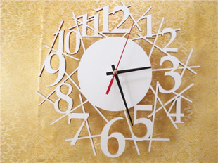 鸟巢 白色钟表挂钟客厅大时钟个性创意卧室个性瑞士欧式定制静音