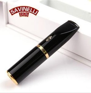 意大利 沙芬savinelli 石楠木精品烟嘴/滤芯型烟嘴 B520-ZB黑色