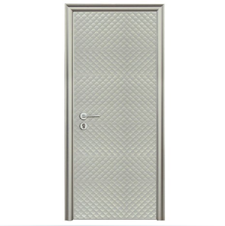 001 皮革生态门 全实木 套装门 实木门 实木复合门 安装