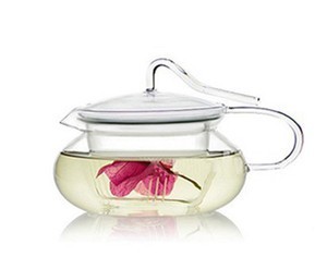 耐热耐高温玻璃茶壶包邮加厚玻璃茶具花茶壶可加热飘带壶整套套装