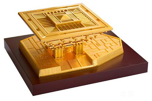1折特卖工艺礼品 中国之冠中国馆模型建筑 家居小摆件 包邮