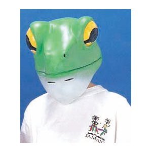 日本原装青蛙头人面具（蛙头/青蛙头面具/青蛙头人头套/青蛙面）