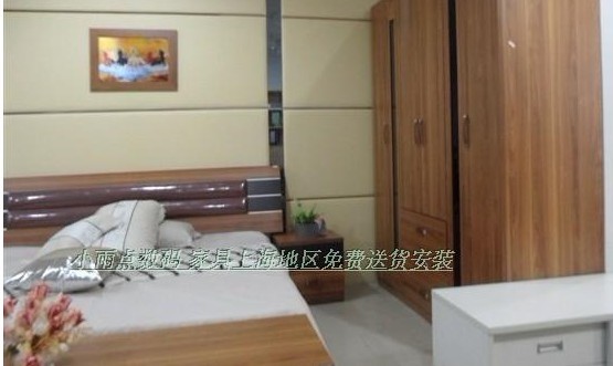 板式卧房家具/五开门衣柜/双人床/床头柜电视柜 上海免费送货上门