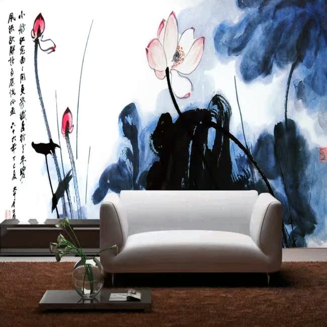 个性壁画墙贴贴纸现代装饰风景画沙发客厅画