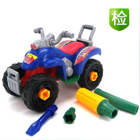 拆装玩具 拆装摩托车沙滩车 开发大脑益智玩具 组装摩托车DIY玩具
