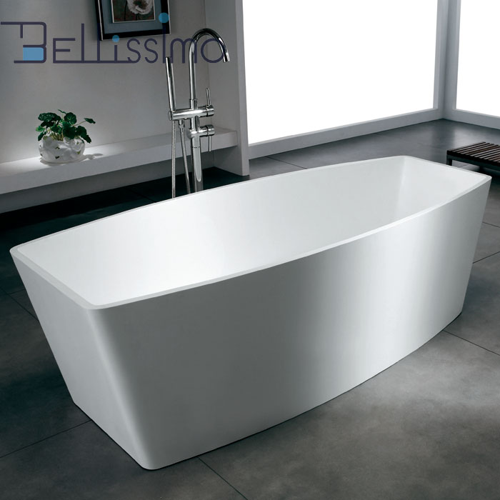 正品人造石浴缸 精工玉石浴缸 1.8米独立式大浴缸 BS-8618