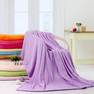 加厚288F珊瑚绒毯子 空调毯 午睡毛巾被 单人双人保暖床单