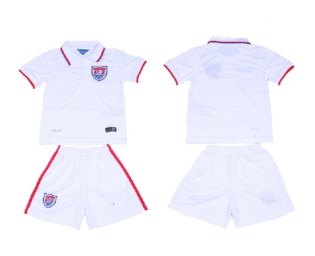 2014巴西世界杯美国儿童足球服 童装足球衣 亲子装球服 包邮