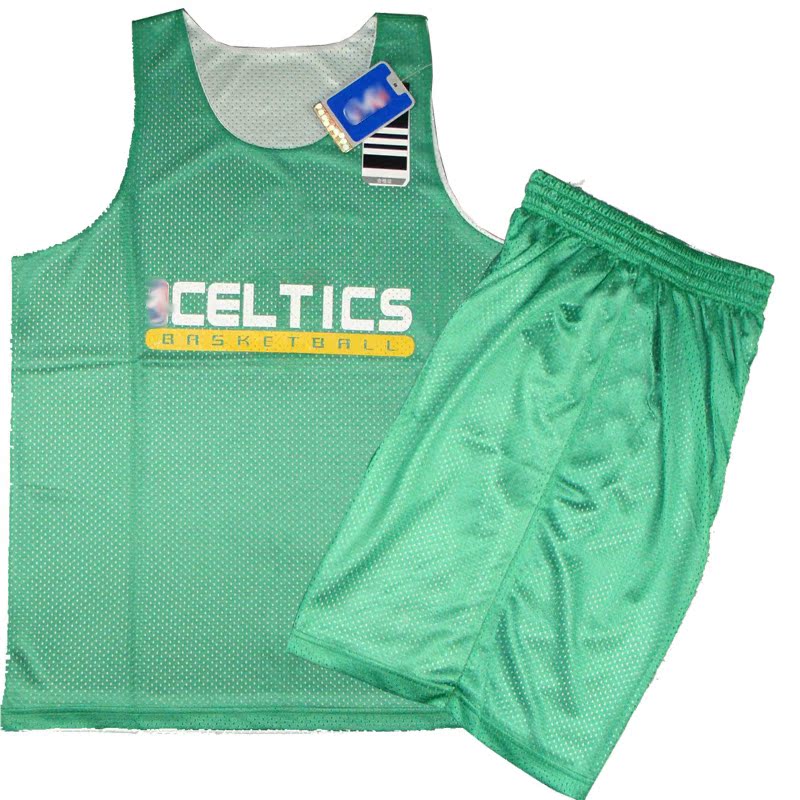 篮球服 凯尔特人队 双面篮球衣/训练服 套装 篮球短裤