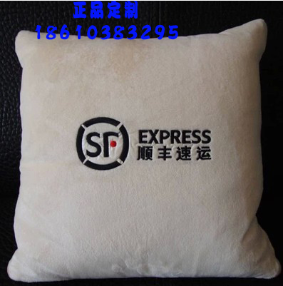 2014年新款特价促销订做抱枕被靠枕靠垫空调被两用被绣字logo