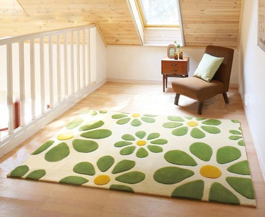特价包邮绿花腈纶手工地毯客厅现代简约茶几床前卧室门垫地毯地垫