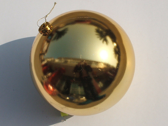 25cm圣诞球/镜面球/电镀球/彩球/圣诞装饰/橱窗酒店晚会场景装饰