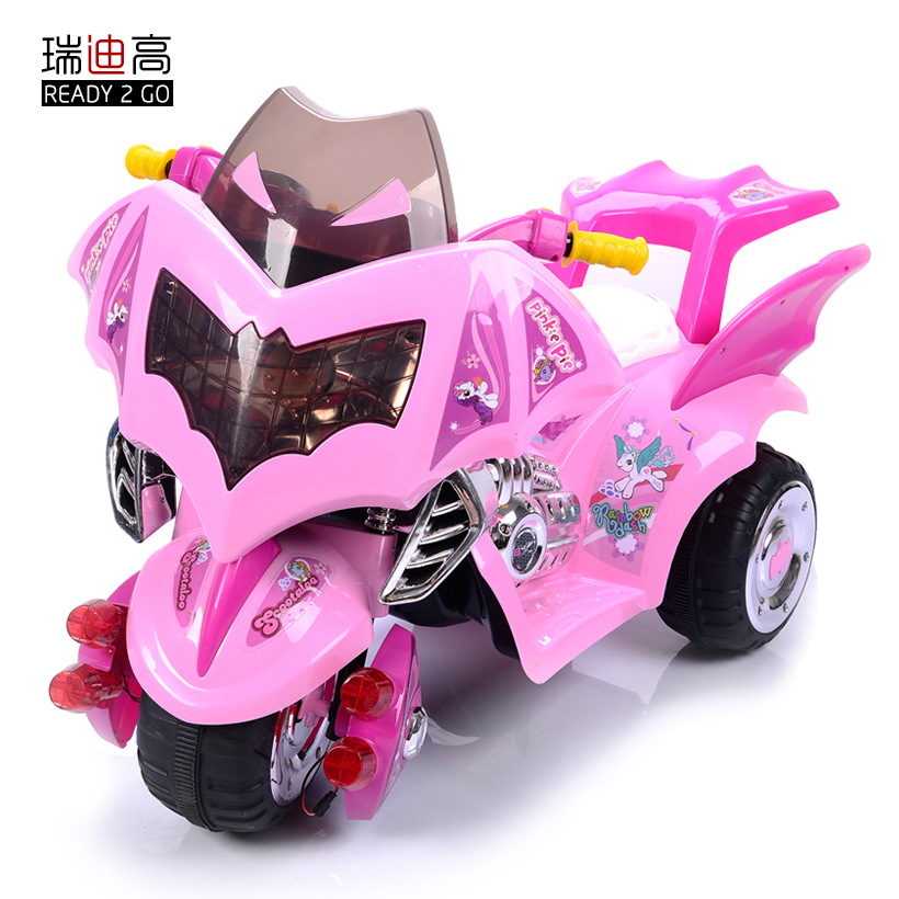 蝙蝠侠战车儿童电动摩托车三轮车可坐宝宝电瓶童车 生日玩具礼物