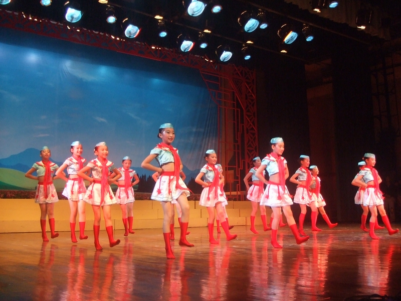 小荷风采舞蹈服装 少儿民族舞蹈服装 演出服装 回族儿童表演服装