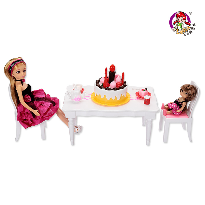 乐吉儿旗舰店生日派对女孩益智芭比娃娃六一儿童节日礼物玩具包邮