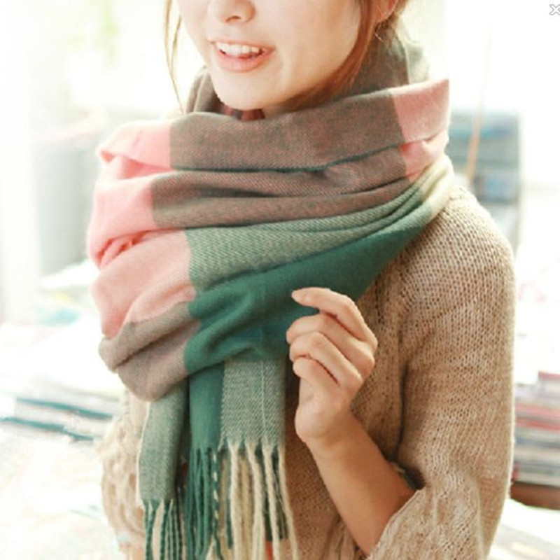 包邮 新款韩国超长羊绒羊毛线保暖情侣围巾披肩两用超长 男女围脖