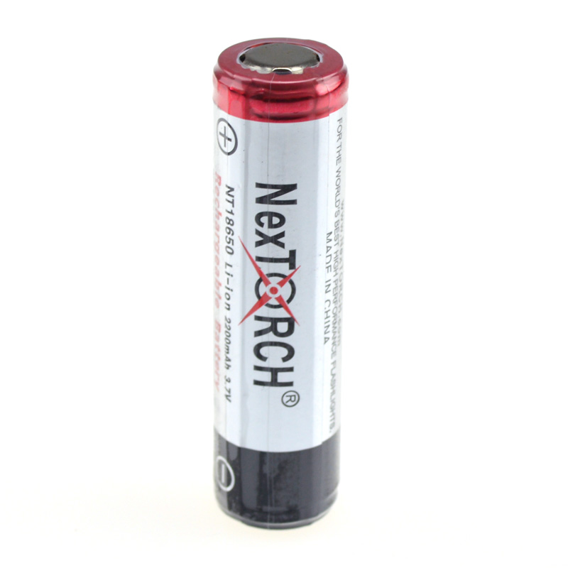NexTORCH 纳丽德 NT18650充电锂电池 保护电路高容量 散装