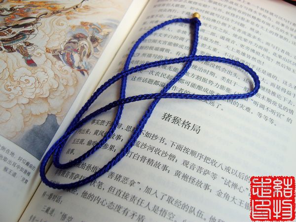 【结物志】本命年中国结手工十二股辫护身红绳颈绳/项链/颈链2mm