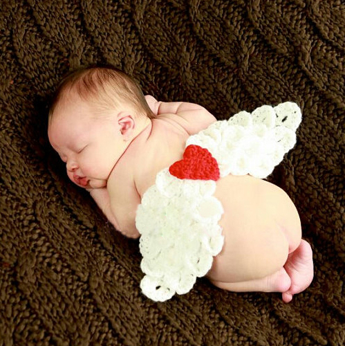 宝宝百天照摄影服装出租/婴儿满月百岁周岁照道具 天使的翅膀