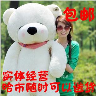 七夕节生日礼物2.2米大熊最大码懒惰熊轻松熊包邮哈尔滨可当天