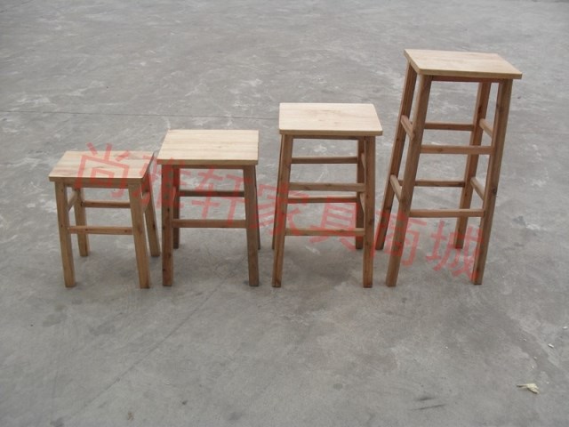 简约现代实木方凳宜家时尚凳子儿童学习凳橡木凳木质家用方凳板凳