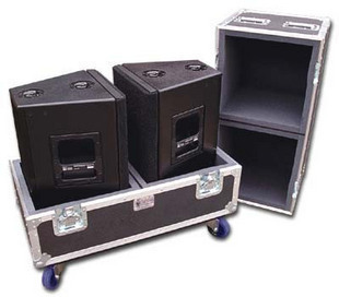 单15一对装音响航空箱 便携箱 演出器材 舞台设备 定做各类箱