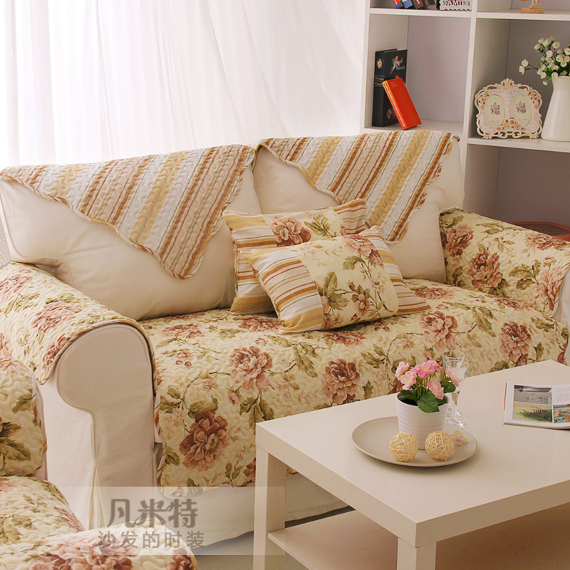 实木沙发垫布艺全棉简约现代新中式风格沙发套三人沙发巾全包四季