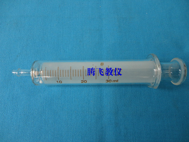 甘油注射器玻璃注射器30ML化学实验室仪器教学仪器