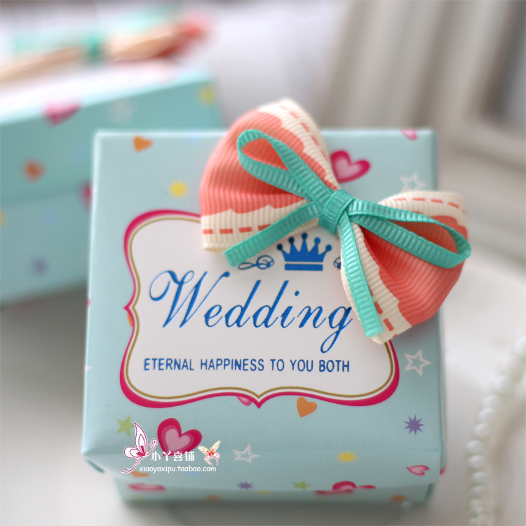 包邮结婚喜糖盒子创意婚礼个性大号装烟看样纸盒婚庆欧式成品