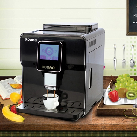 ROOMA路玛A8全自动咖啡机 现磨咖啡机 能美式意式卡布奇诺 包顺丰