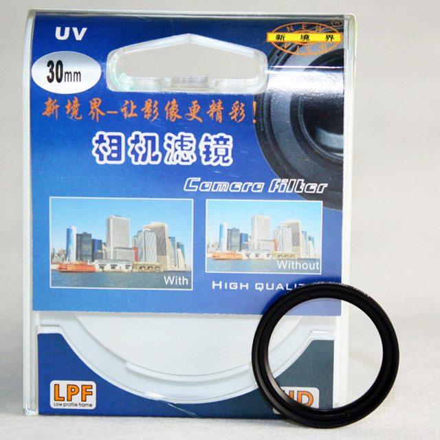 新境界30mm索尼UV镜CX350E PJ580E XR350E XR150E镜头滤镜包邮