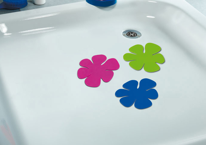 欧式spirella花瓣浴缸pvc防滑贴浴室地垫 防滑垫拼接浴盆防滑垫