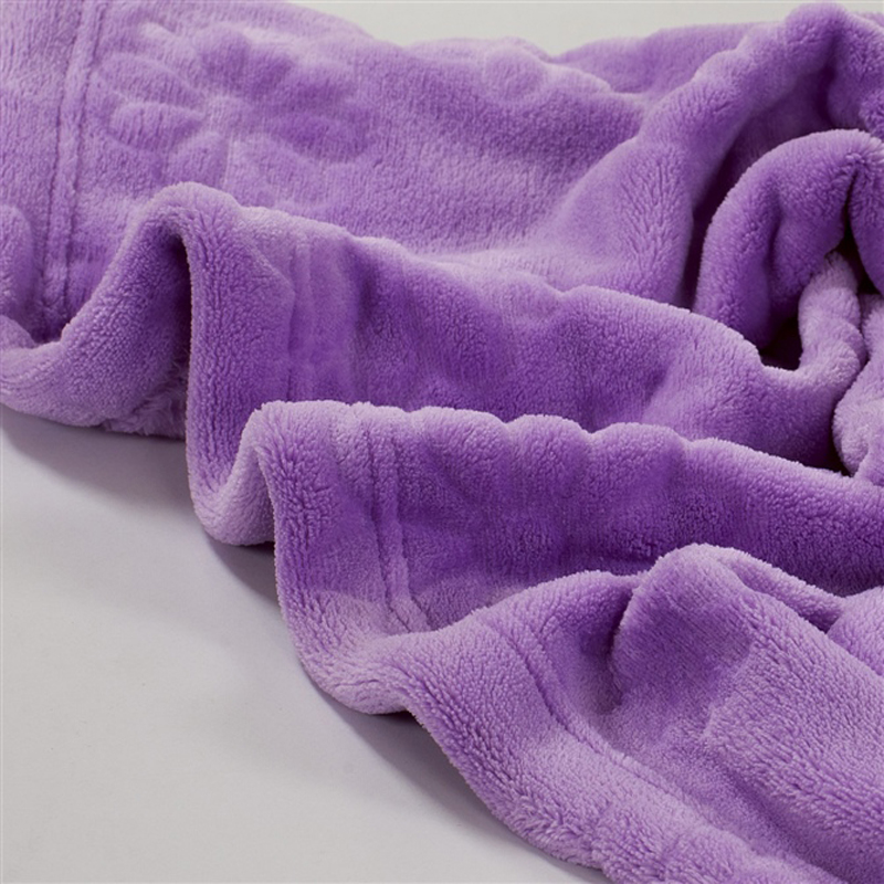 【天天特价】剪花珊瑚绒法莱绒毯子保暖加厚床单空调毯毛毯午休毯