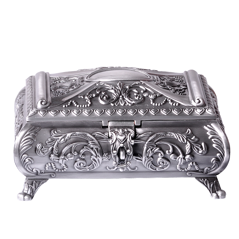 奇葩  复古带锁扣首饰盒古典哥特公主欧式宫廷手工饰品盒质量保证