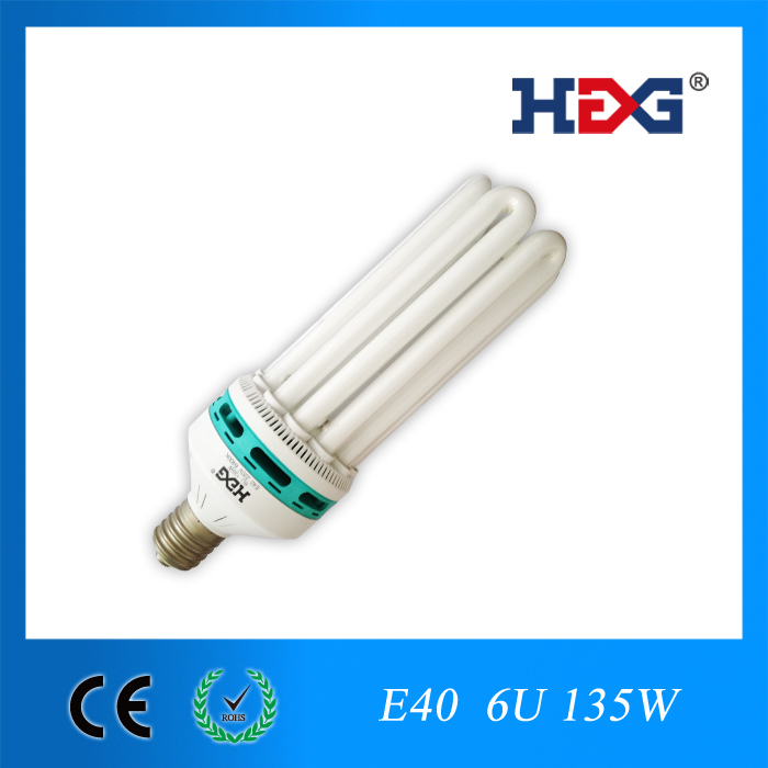大功率工业照明 E40 6U 135W工业专用大功率超亮长寿型节能灯
