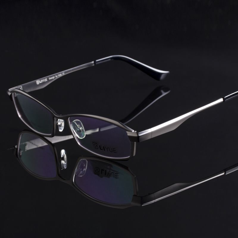 潮流商务时尚新款纯钛超轻全框近视眼镜架男款眼镜框眼睛框成品镜
