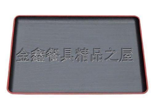 冲三钻促销价长方形托盘(木纹)32.8*23.5cm