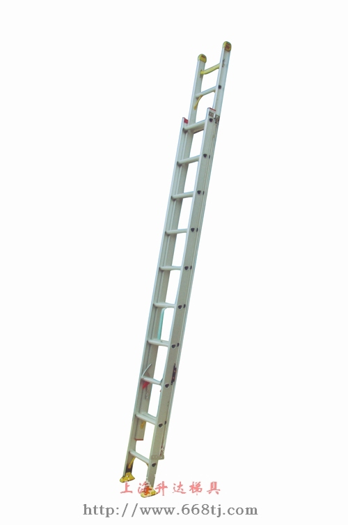 10米冲压式连接单升降铝梯/梯子/铝合金梯子/伸缩梯