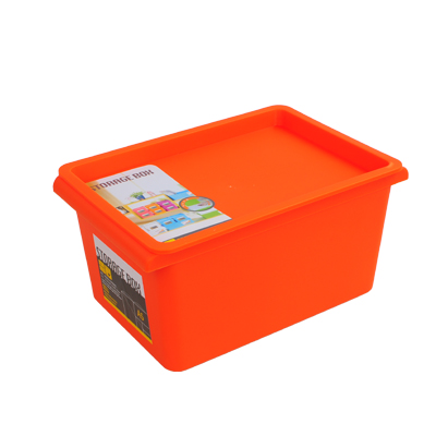 糖果彩色居家收纳盒桌面储物盒 防尘收纳箱 有盖整理箱小号66-106