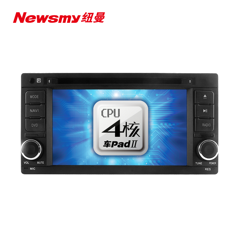 纽曼车pad2专用于斯巴鲁xv力狮翼豹傲虎马自达三DVD导航仪一体机