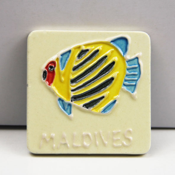 创意饰品贴冰箱贴马尔代夫旅游纪念品地中海珊瑚鱼特价留言磁贴