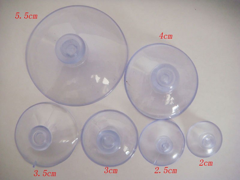 透明吸盘 透明橡胶吸盘 玻璃吸盘 蘑菇头吸盘(小)直径5.5cm特价