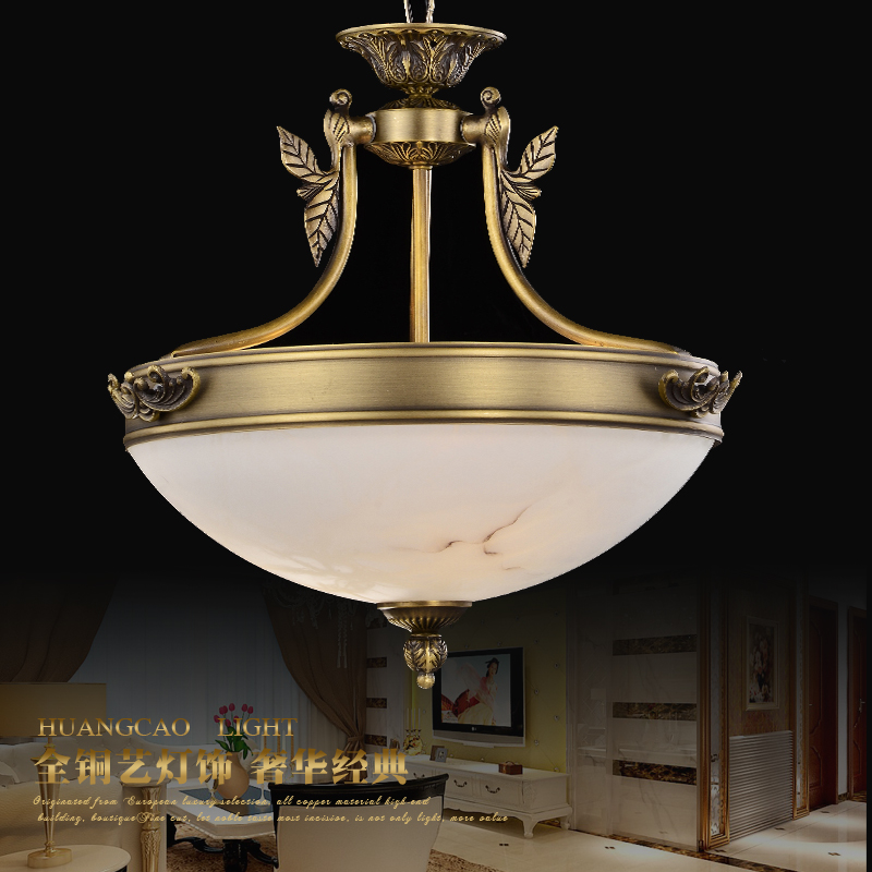 [皇朝]吧台餐厅灯玄关灯过道灯楼梯灯全铜灯美式欧式餐吊灯HC9008