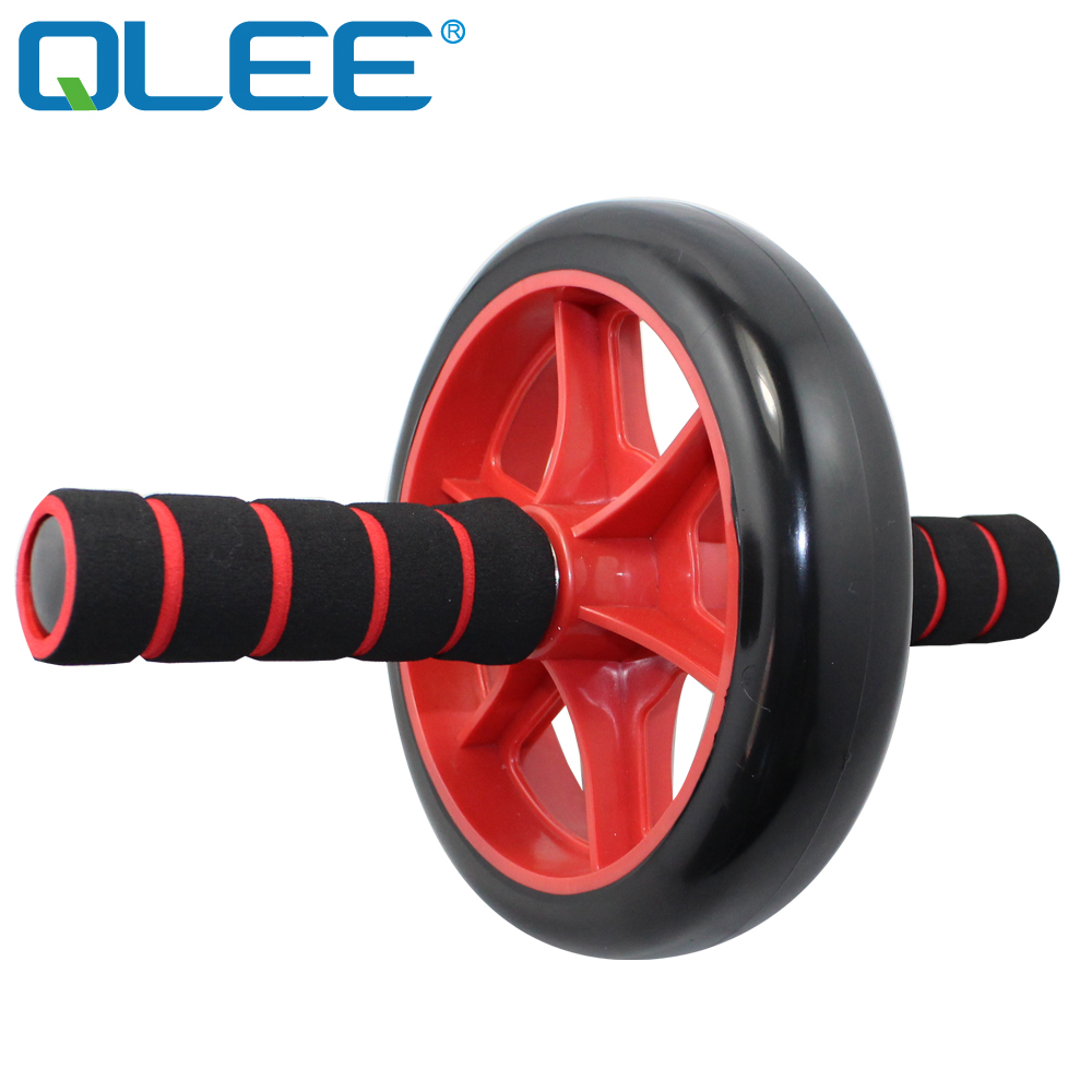 QLEE单轮健腹器美腹瘦腹健腹锻炼腹肌器材用品静音巨轮健身2200