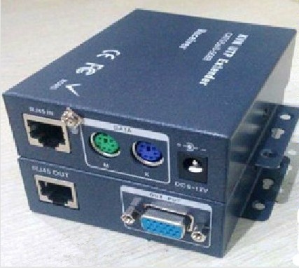 工程型 VGA延长器 KVM传输器 电脑 DVR键盘鼠标远程控制 300米
