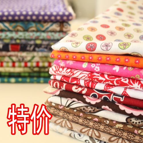 【特惠7折】平纹纯棉布料 拼布布组多色入 卖完就没啦