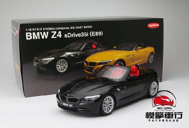 现货Kyosho京商 1:18 宝马Z4 E89 BMW Z4 E89 敞篷折叠版汽车模型