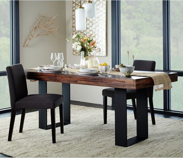 美式乡村咖啡桌椅 实木家具 原木 复古铁艺餐桌 书桌 会议桌